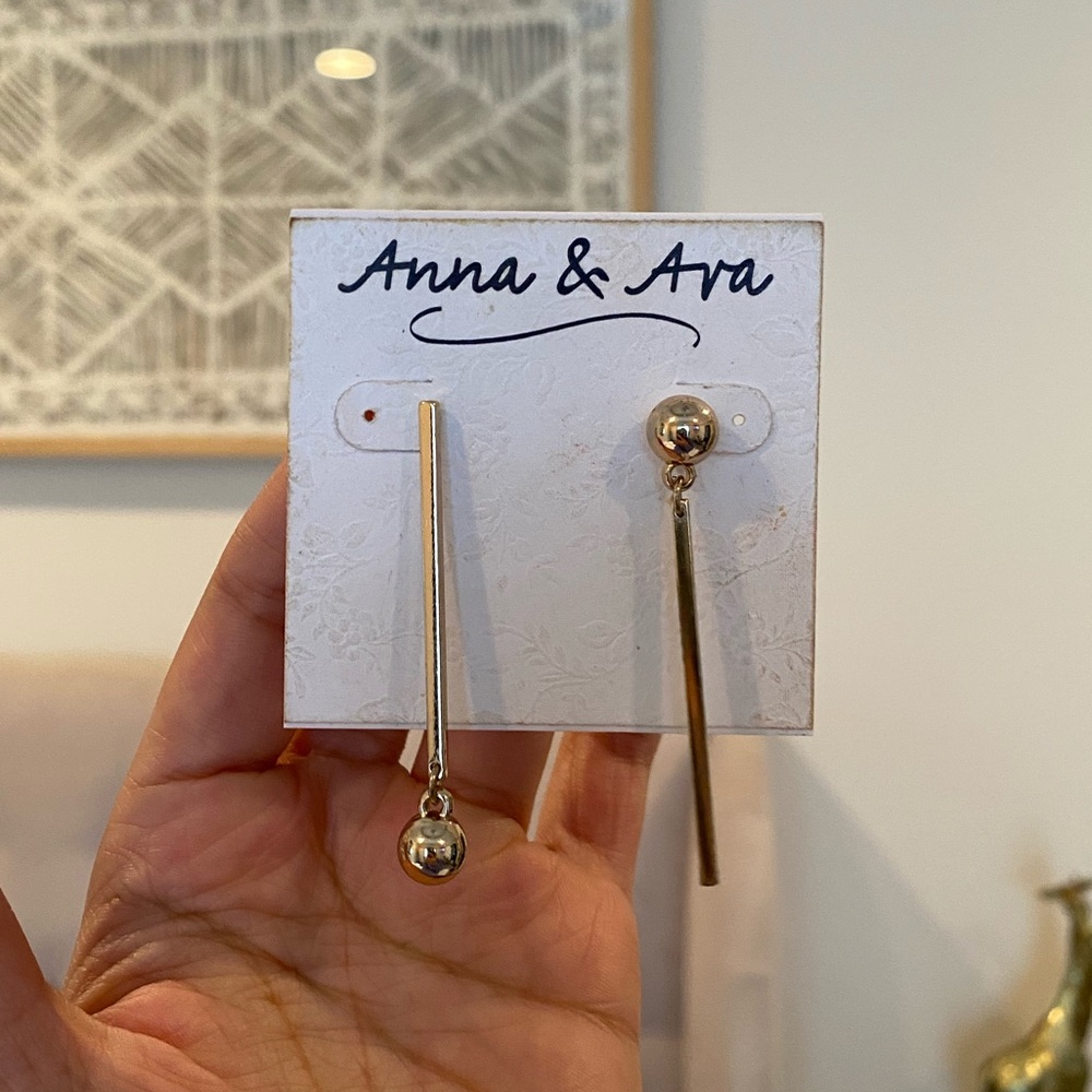 Anna & Ava Reverse Drop Earrings